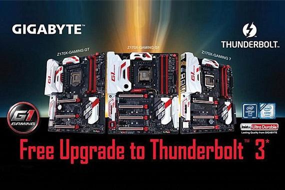 پشتیبانی از Thunderbolt 3 در مادربردهای گیکابایت